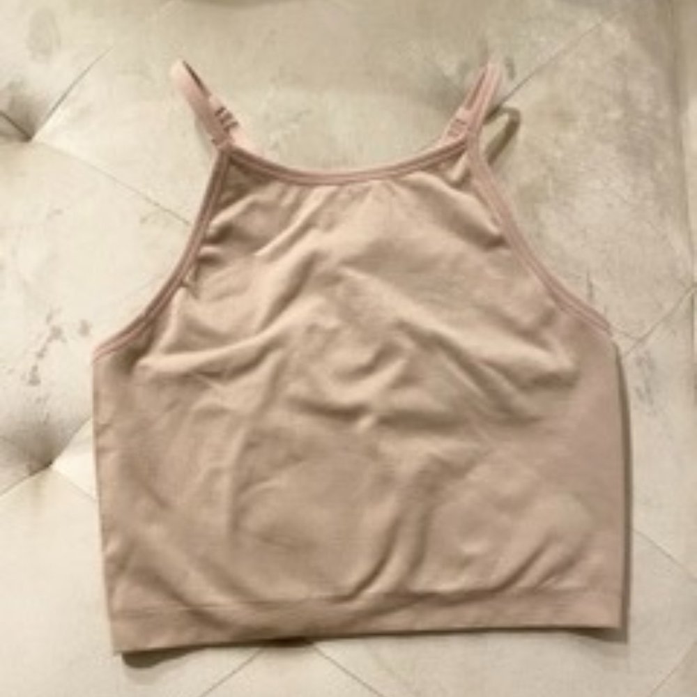 Forever 21 Athletic Top with Adjustable Straps in Pink